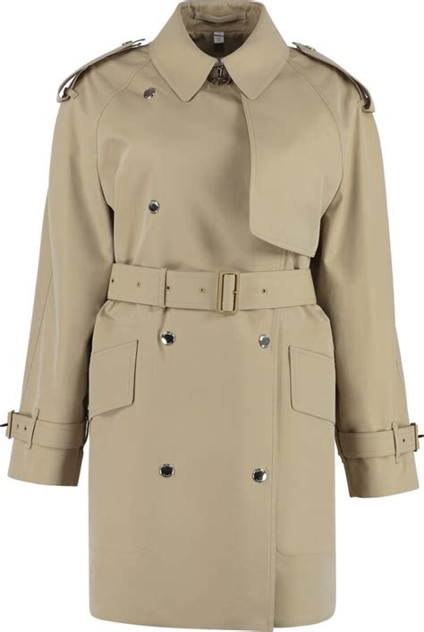 burberry gabardine belted trench gown|gabardine trench coat with warmer.